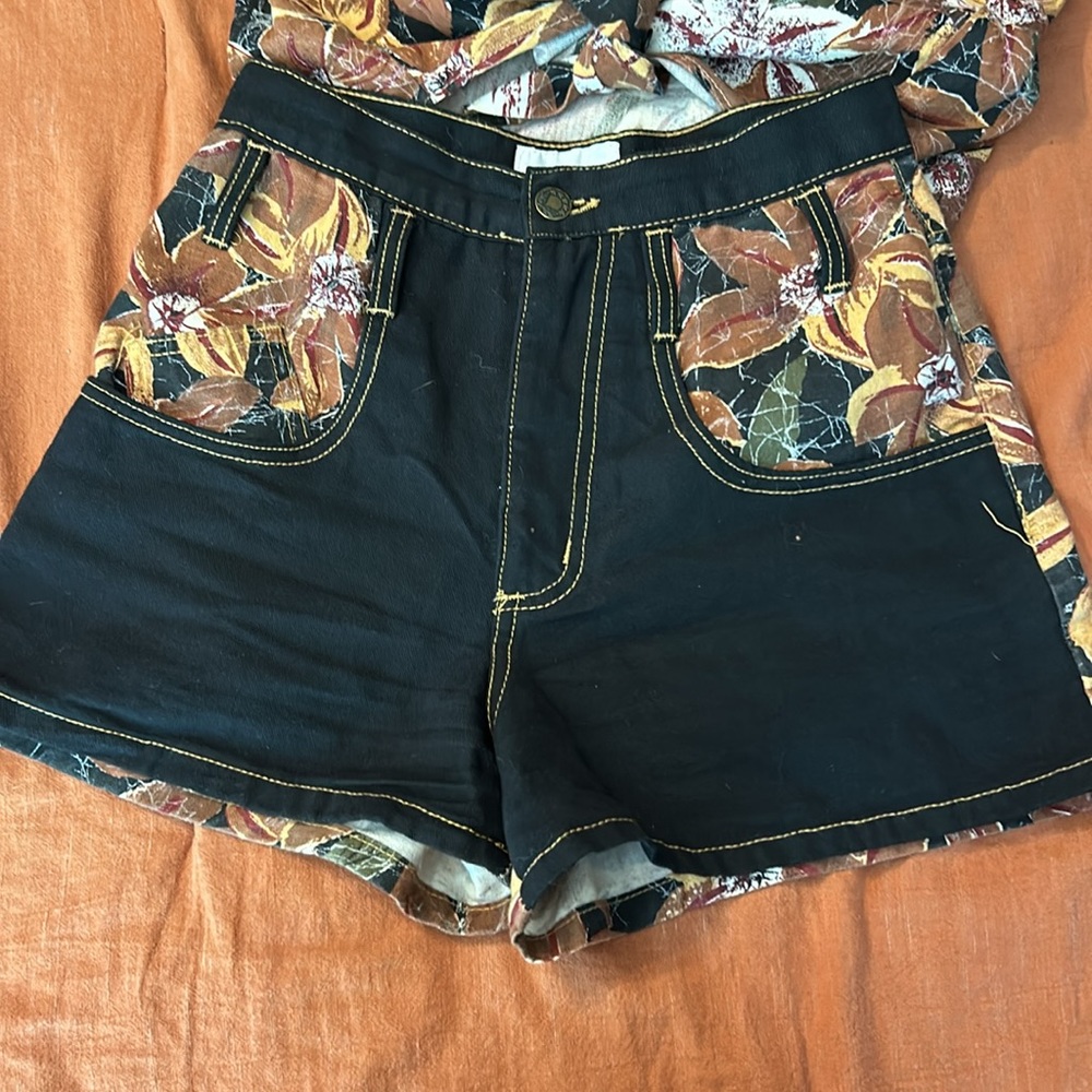 Vintage Tahasa short set S - Picture 2 of 9